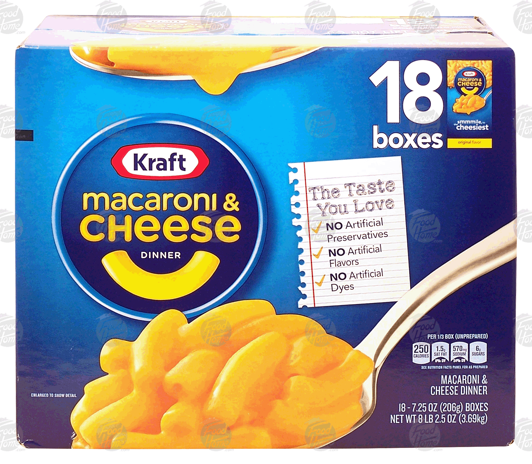 Kraft  macaroni & cheese dinner, 7.25-oz. boxes Full-Size Picture